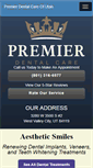 Mobile Screenshot of premierdentalcareutah.com